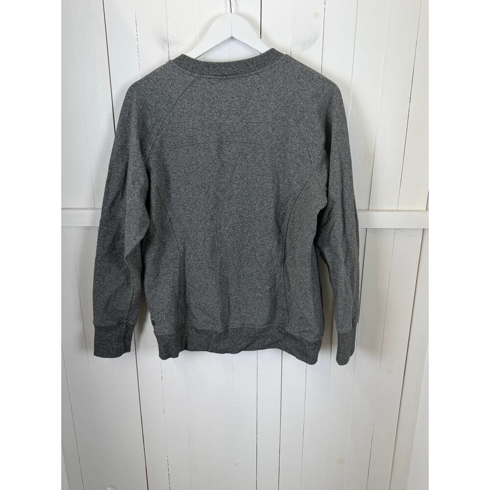 Lululemon Gray Cotton Pullover Sweatshirt Women’s Size 12 - Picture 3 of 3